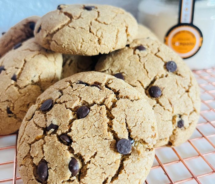 COOKIES DE CASTAÑA, CACAHUETE Y CHOCOLATE 2 - cocinandoconhistorias